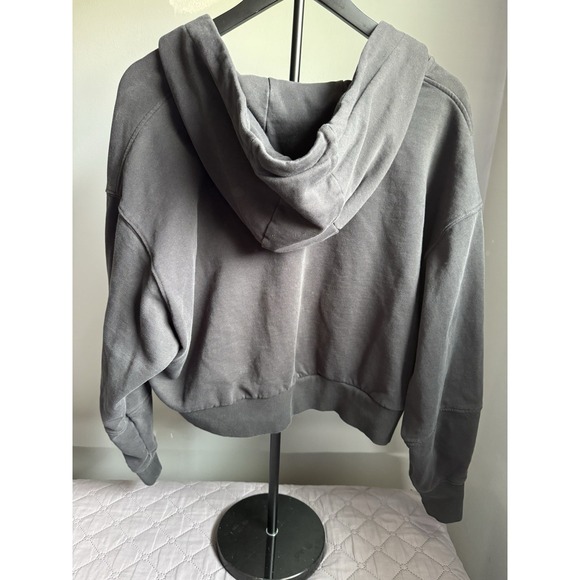 H&M Move Black Cropped Zip-Up Hoodie Size XL - Picture 6 of 7